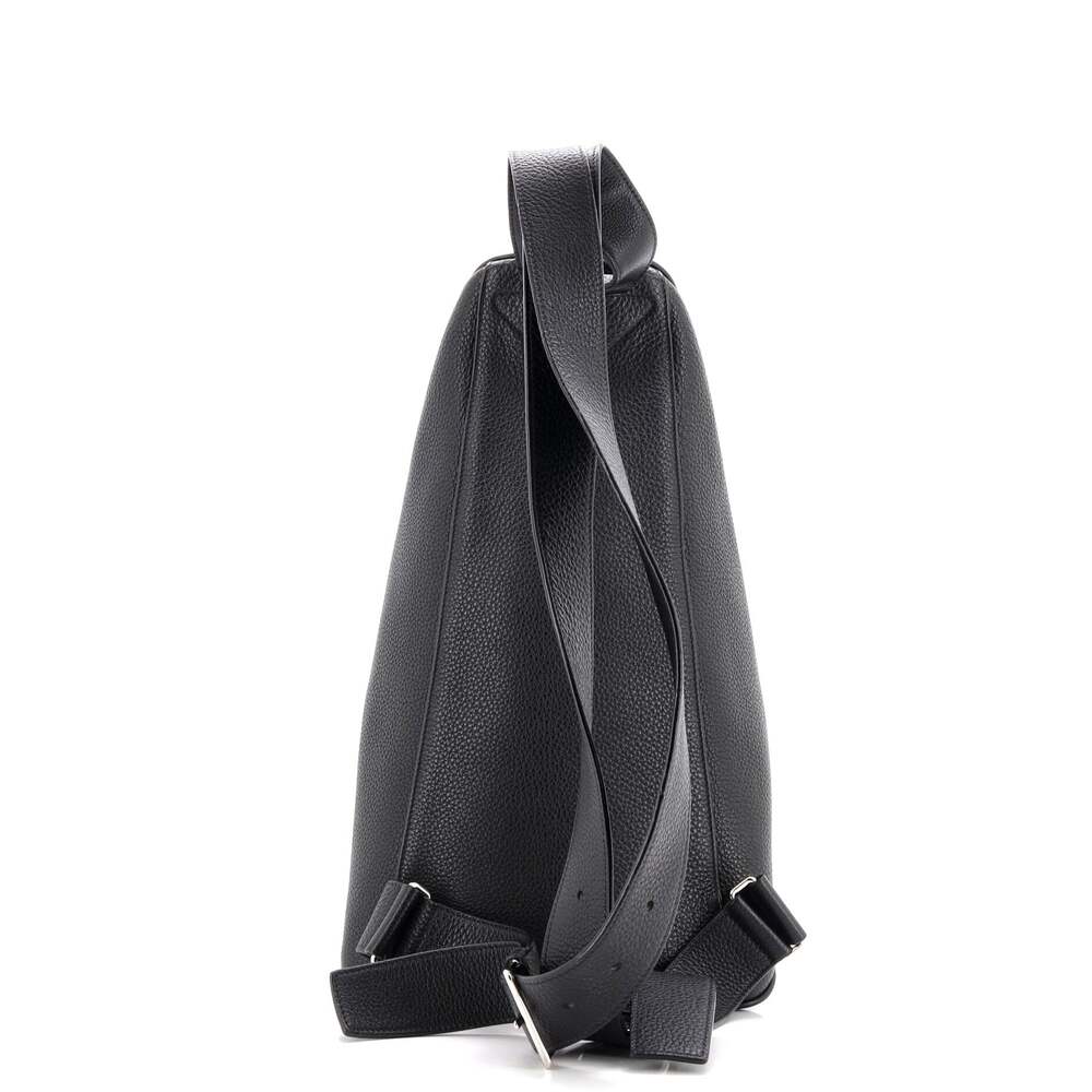 Prada Triangle Zip Backpack Leather #230672P10B - image 3